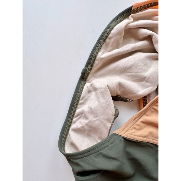 C&M CAMILLA AND MARC Carnivale Earth Green Orange One Piece Swimsuit, Size 4 - Picture 8 of 11